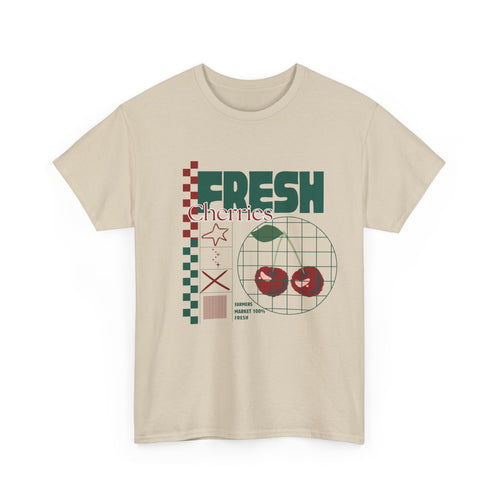 Fresh Retro Cherry Graphic T-Shirt