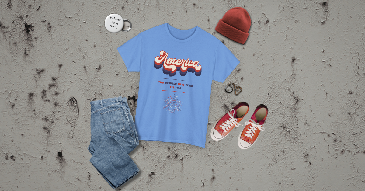 Retro America 1776 T-Shirt - Limited 4th of July Edition
