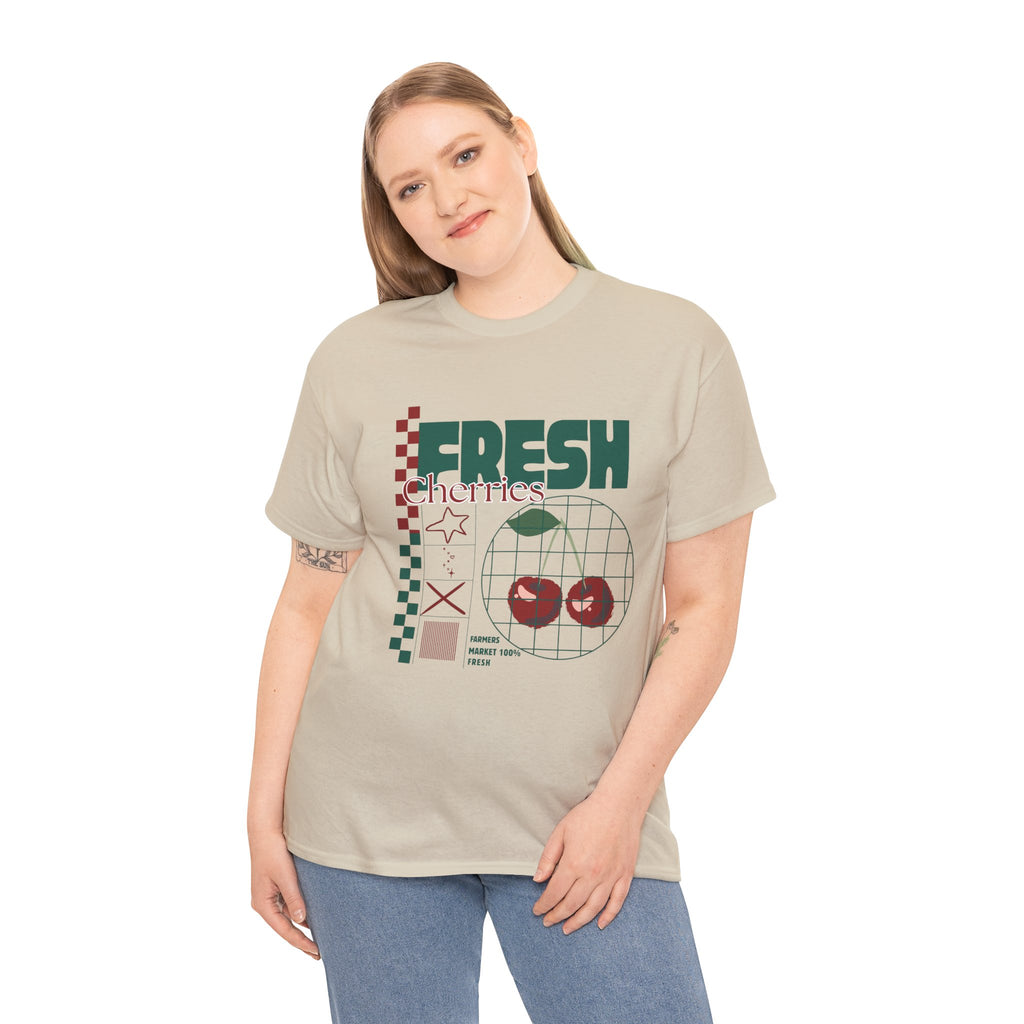Fresh Retro Cherry Graphic T-Shirt