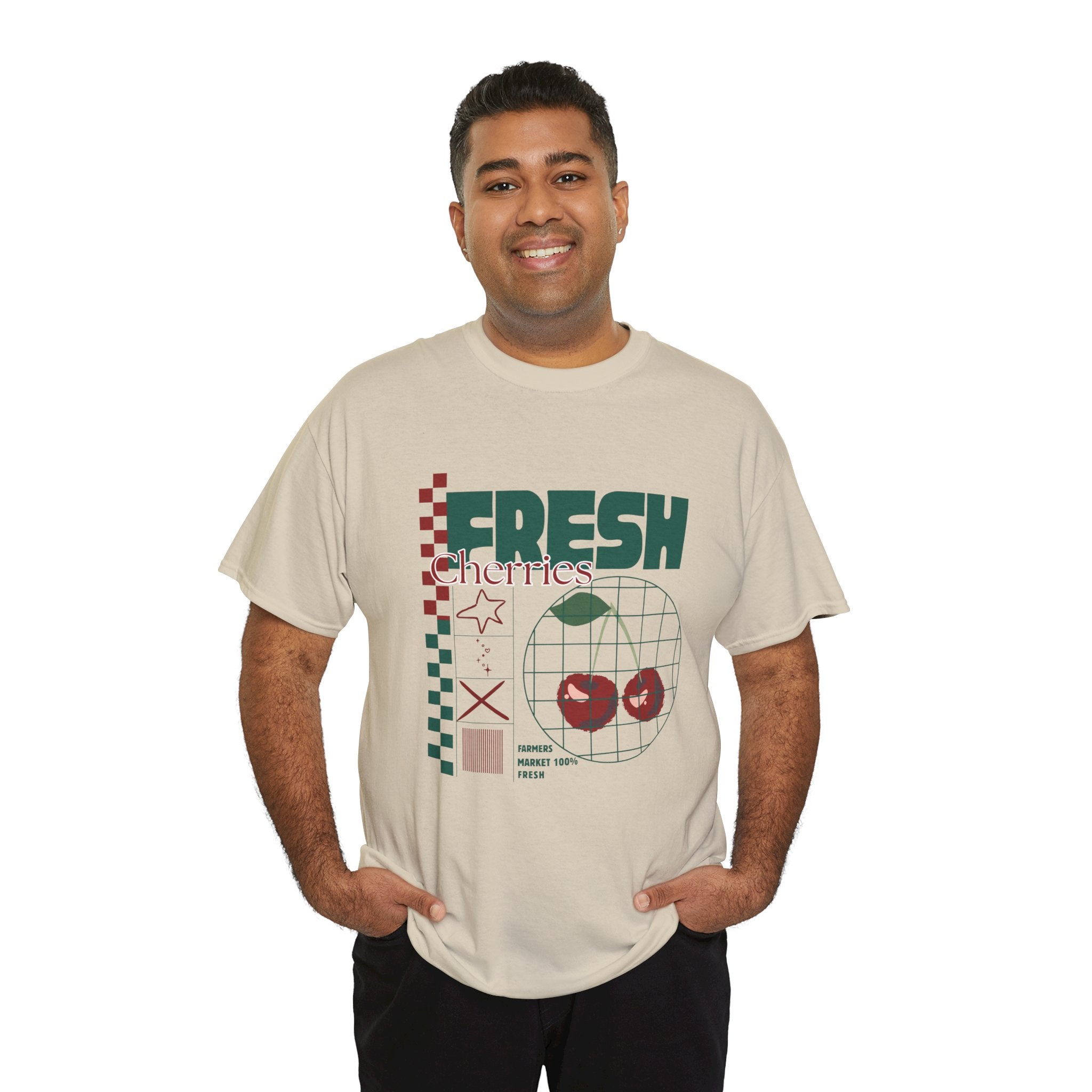 Fresh Retro Cherry Graphic T-Shirt