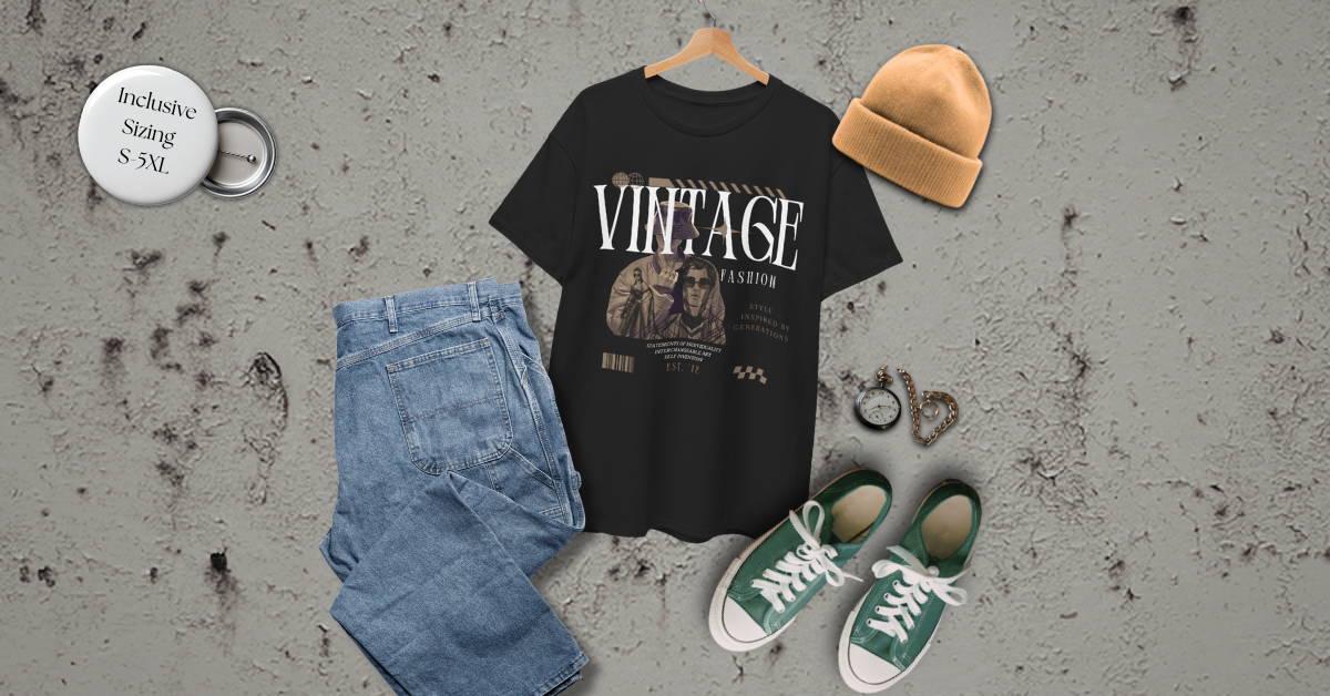 Vintage Distressed Graphic T-Shirt